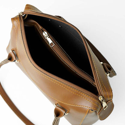 DEMPLE TOP HANDLE BAG BROWN